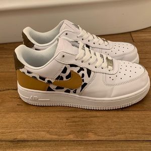 Cow print Air Force 1